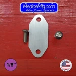 Aluminum Fuel Pump Block-off Plate 1/8" Thick Oldsmobile 350, 455. Fixed Price $12.00.