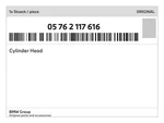 Genuine Bmw Cylinder Head 05-76-2-117-616 New. Fixed Price $9642.49.
