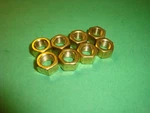 0342 (0488)Z7 Jaguar Early 6 Cylinder Exhaust Manifold To Downpipe Nuts. Fixed Price $14.00.