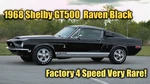 1968 Ford Mustang GT500. Fixed Price $335000.00.