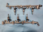 16-20 Infiniti Q50 3.0L V6 L&r Gasoline Engine Motor Fuel Injector Rail Tube Oem. Fixed Price $69.85.
