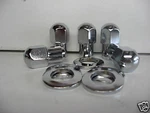 Cragar Ss Lug Nuts 7/16-20 Uni Wheels Center Hd Washers 5 Old Gm. Fixed Price $33.55.