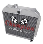 1949-52 Plymouth, Dodge, Chrysler & Desoto 3 Row Wr Champion Radiator Straight 6. Fixed Price $302.50.
